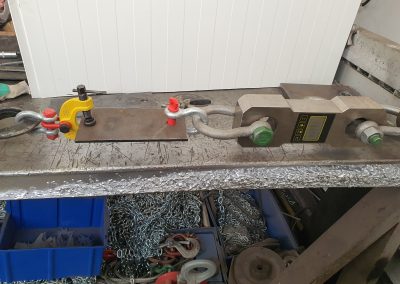 Test techniczny uchwytu śrubowego KNS